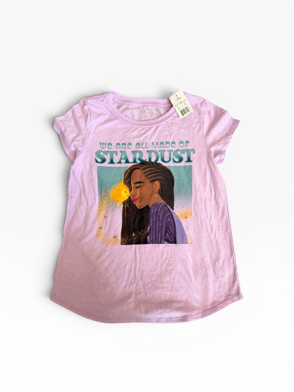 Disney Girls' Pink 'We Are All Made of Stardust' Graphic Tee - Picture 1 of 2